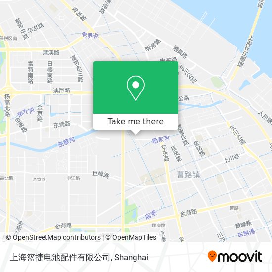 上海篮捷电池配件有限公司 map