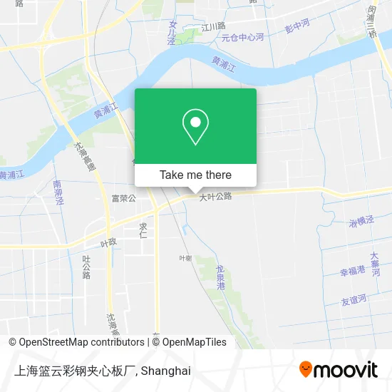 上海篮云彩钢夹心板厂 map
