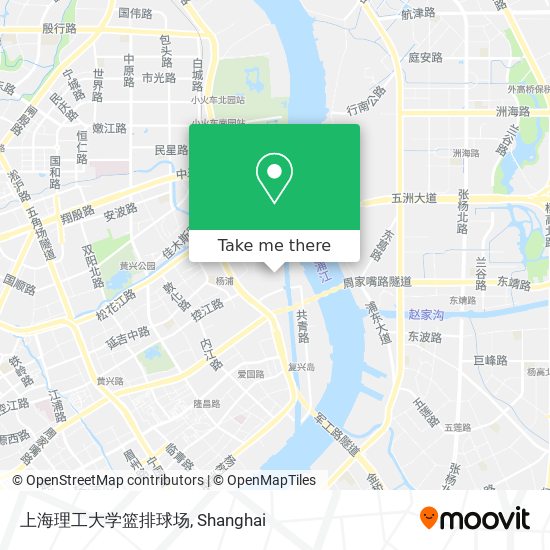 上海理工大学篮排球场 map