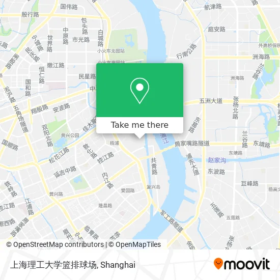 上海理工大学篮排球场 map