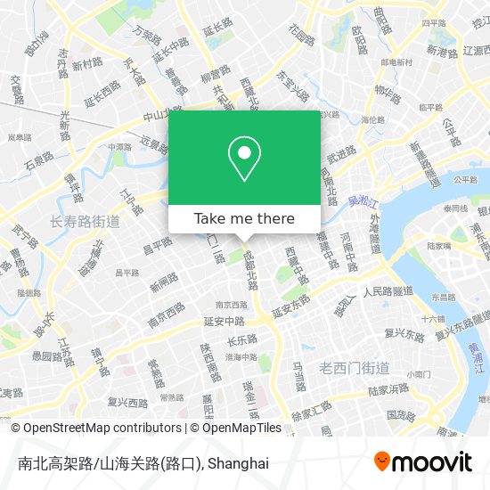 南北高架路/山海关路(路口) map