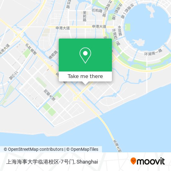 上海海事大学临港校区-7号门 map