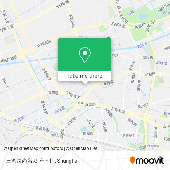 三湘海尚名邸-东南门 map