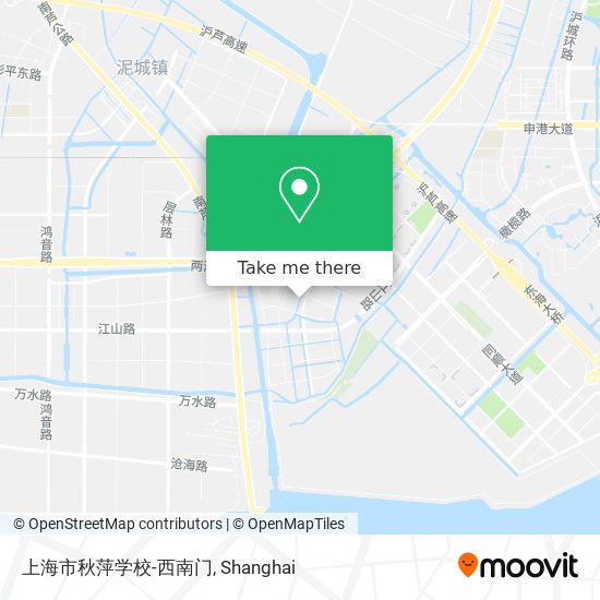 上海市秋萍学校-西南门 map