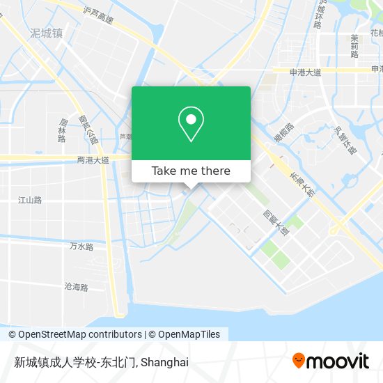 新城镇成人学校-东北门 map
