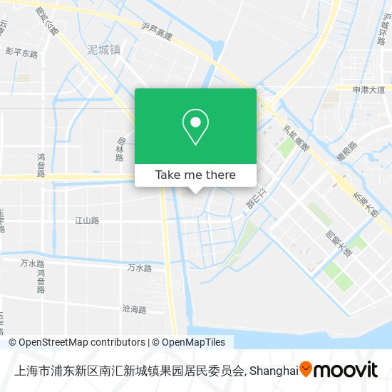 上海市浦东新区南汇新城镇果园居民委员会 map