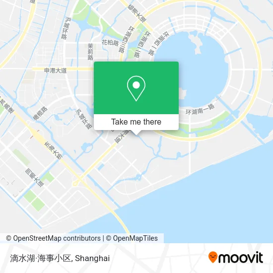 滴水湖·海事小区 map