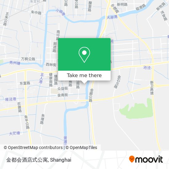 金都会酒店式公寓 map