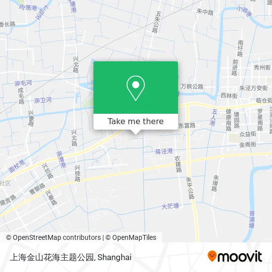 上海金山花海主题公园 map