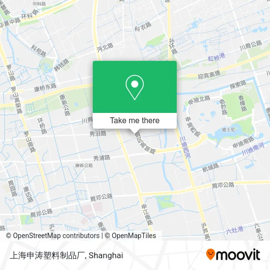 上海申涛塑料制品厂 map