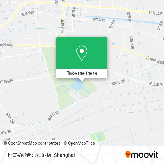 上海宝能希尔顿酒店 map