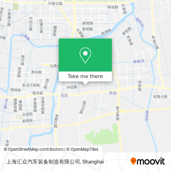 上海汇众汽车装备制造有限公司 map