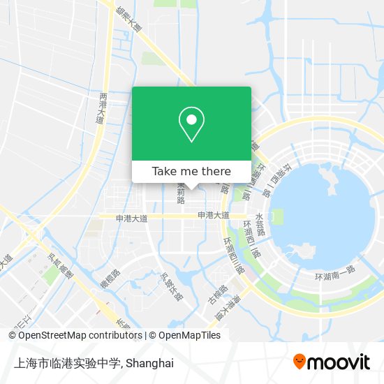 上海市临港实验中学 map