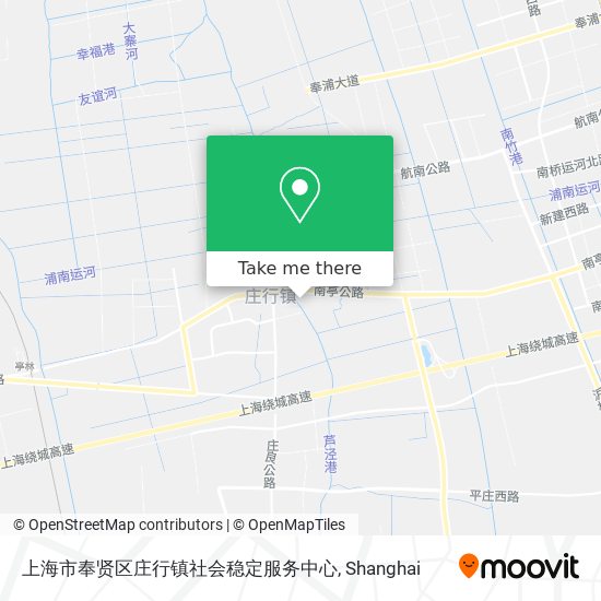 上海市奉贤区庄行镇社会稳定服务中心 map