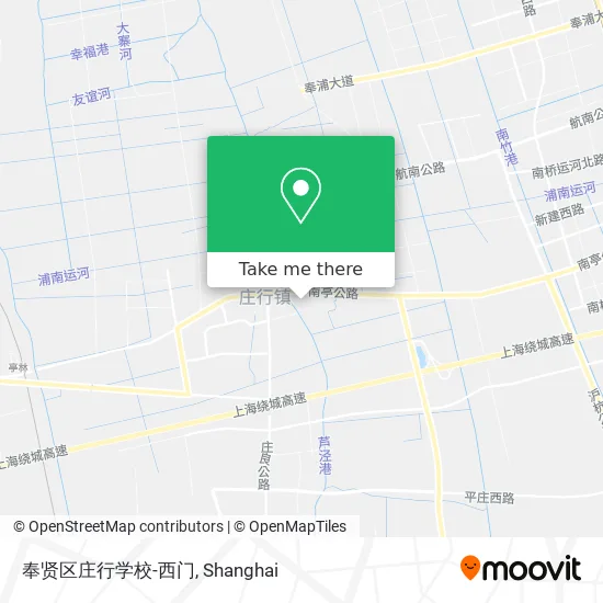 奉贤区庄行学校-西门 map