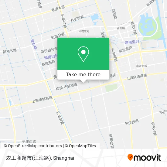 农工商超市(江海路) map