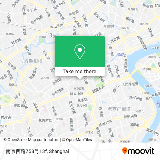 南京西路758号13f map