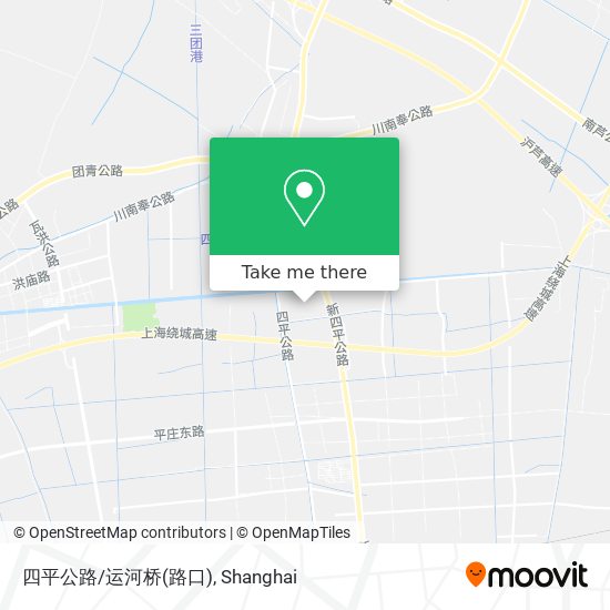 四平公路/运河桥(路口) map