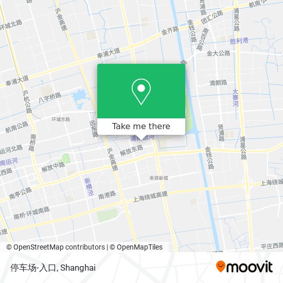 停车场-入口 map