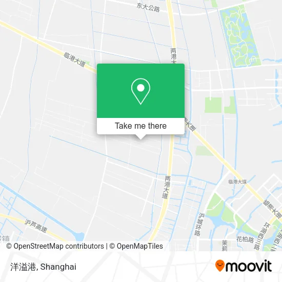 洋溢港 map