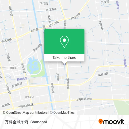 万科金域华府 map