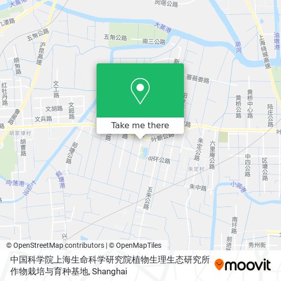 中国科学院上海生命科学研究院植物生理生态研究所作物栽培与育种基地 map