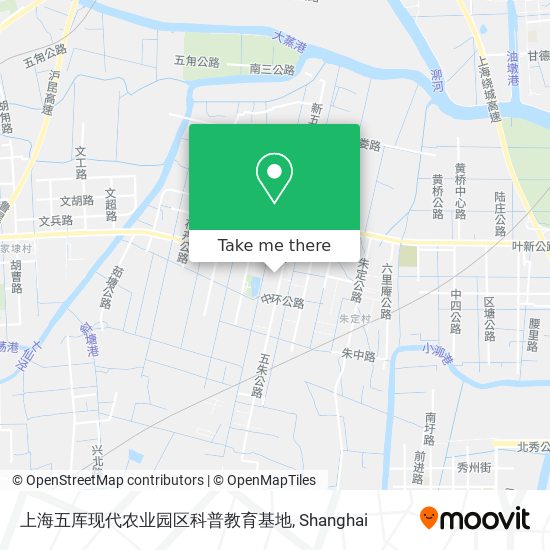 上海五厍现代农业园区科普教育基地 map