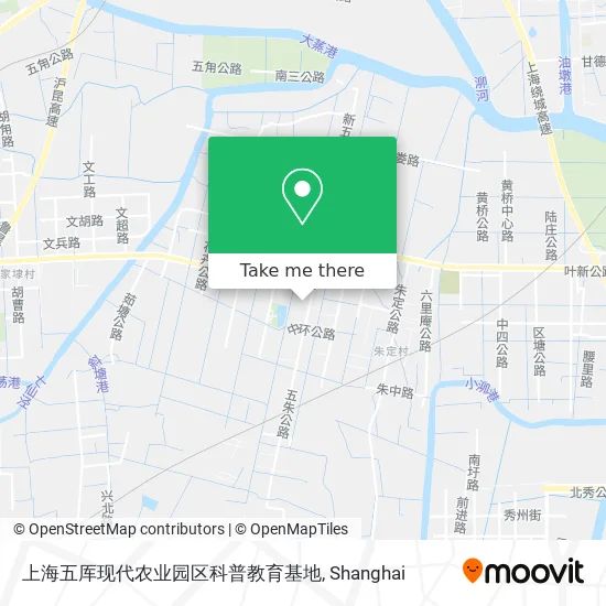 上海五厍现代农业园区科普教育基地 map