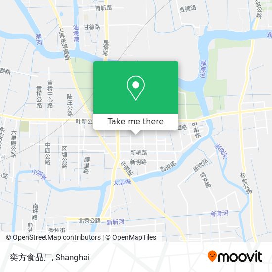 奕方食品厂 map