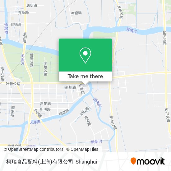 柯瑞食品配料(上海)有限公司 map