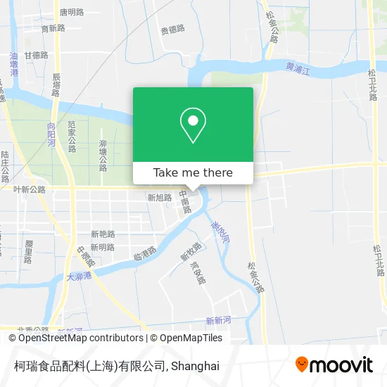 柯瑞食品配料(上海)有限公司 map