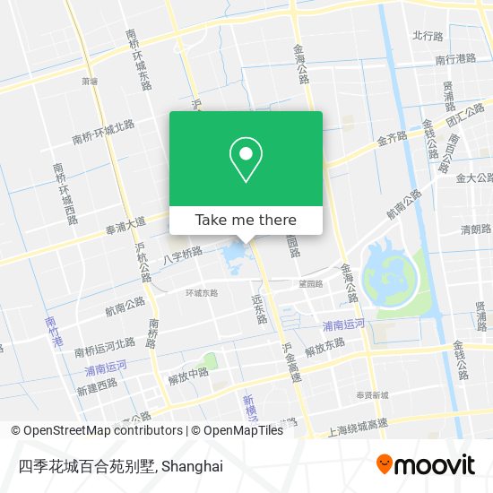 四季花城百合苑别墅 map