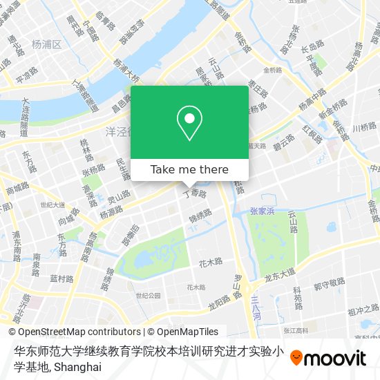 华东师范大学继续教育学院校本培训研究进才实验小学基地 map