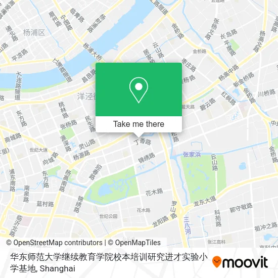 华东师范大学继续教育学院校本培训研究进才实验小学基地 map