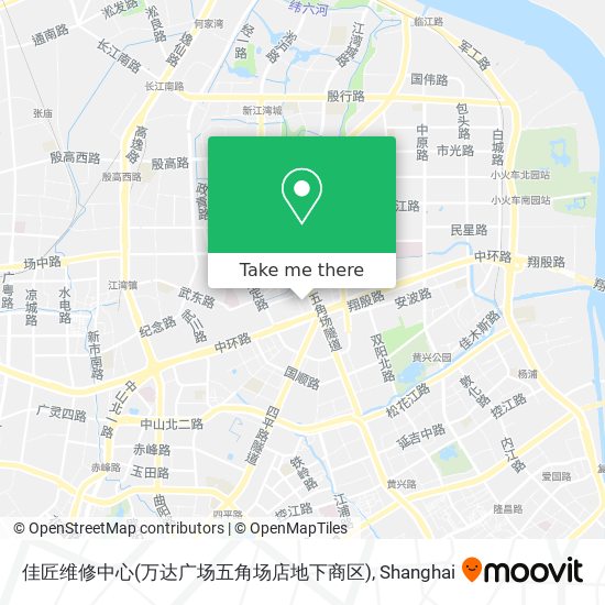 佳匠维修中心(万达广场五角场店地下商区) map