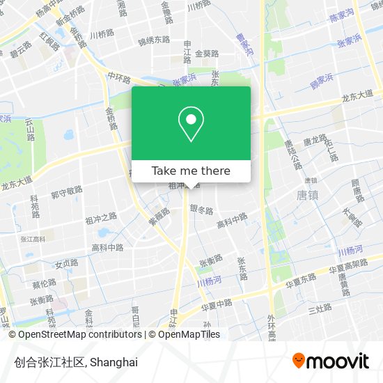 创合张江社区 map