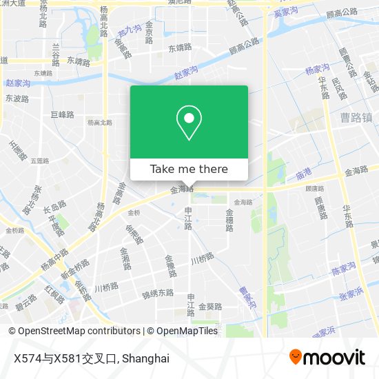 X574与X581交叉口 map