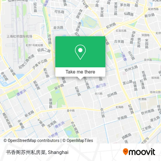 书香阁苏州私房菜 map