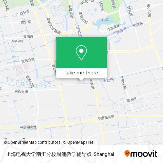 上海电视大学南汇分校周浦教学辅导点 map
