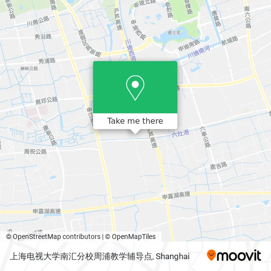 上海电视大学南汇分校周浦教学辅导点 map