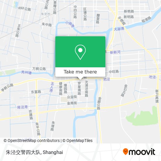 朱泾交警四大队 map