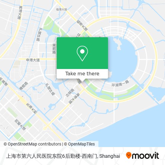 上海市第六人民医院东院6后勤楼-西南门 map