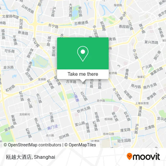 瓯越大酒店 map