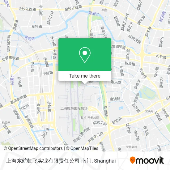 上海东航虹飞实业有限责任公司-南门 map
