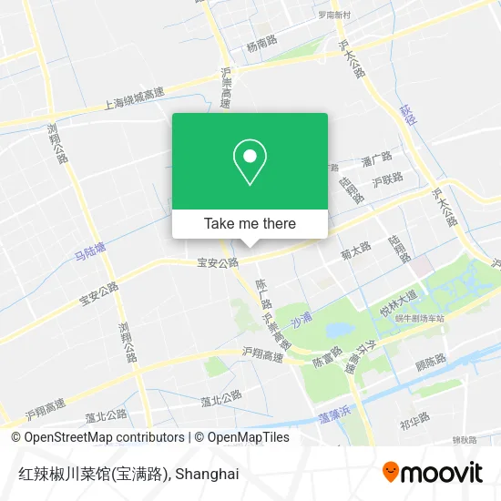 红辣椒川菜馆(宝满路) map