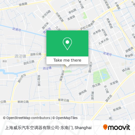 上海威乐汽车空调器有限公司-东南门 map