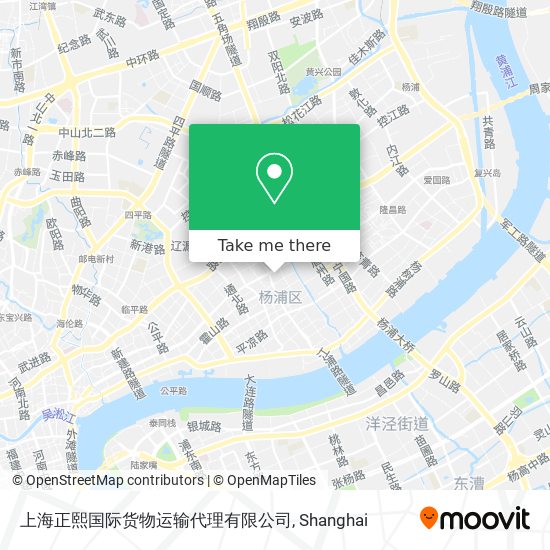 上海正熙国际货物运输代理有限公司 map
