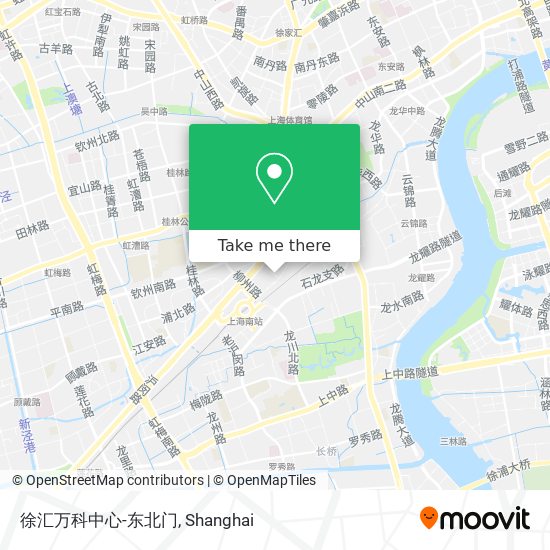徐汇万科中心-东北门 map