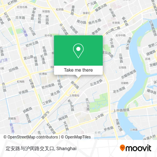 定安路与沪闵路交叉口 map