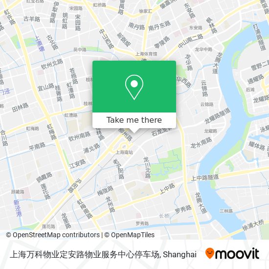 上海万科物业定安路物业服务中心停车场 map